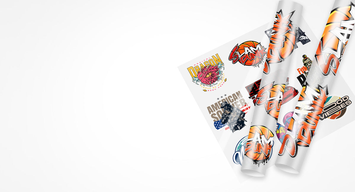 DTF Transfers printed for screen printers, print shops, and any apparel or DIY decorators