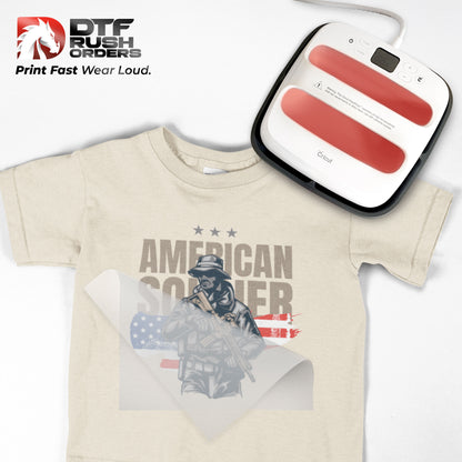 DTF transfers can be applied on almost any fabric.