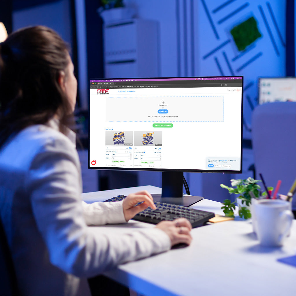 Premium DTF Transfers made using our easy to use Auto Gang Sheet Builder tool by DTF Rush Orders